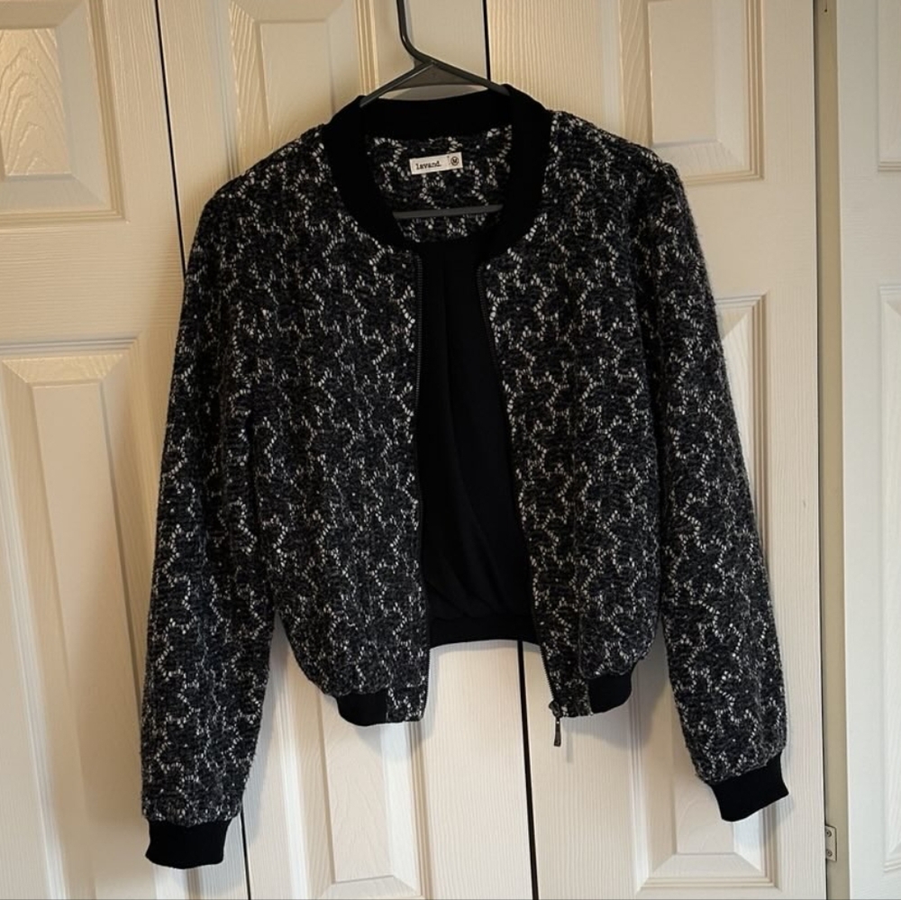 Lavand Jacquard Bomber Jacket (women's M)